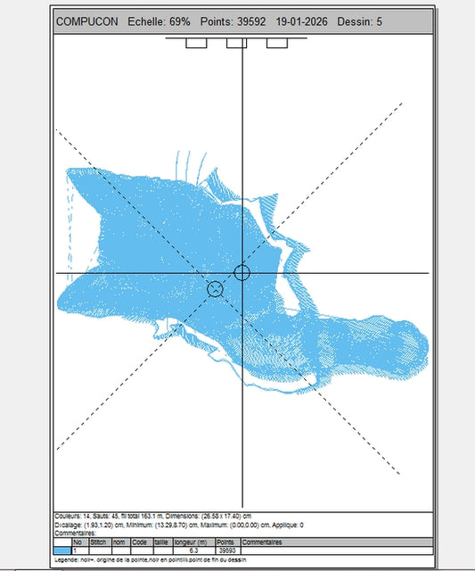 قط بنمط تطريزلطيف - تصميم قط، ملف تطريز آلي